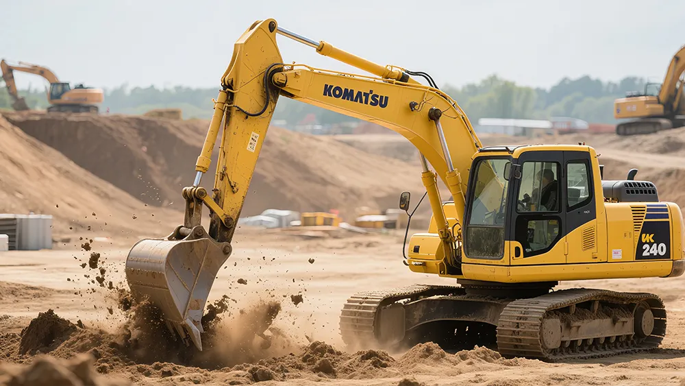 Sistemas de Câmeras para Escavadeiras