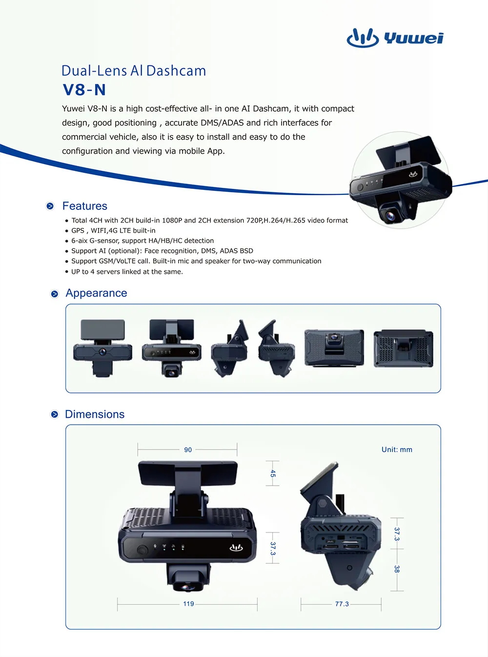 Dashcam with Remote Monitoring 2026