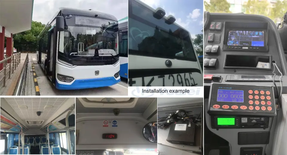 Bus camera system installation case