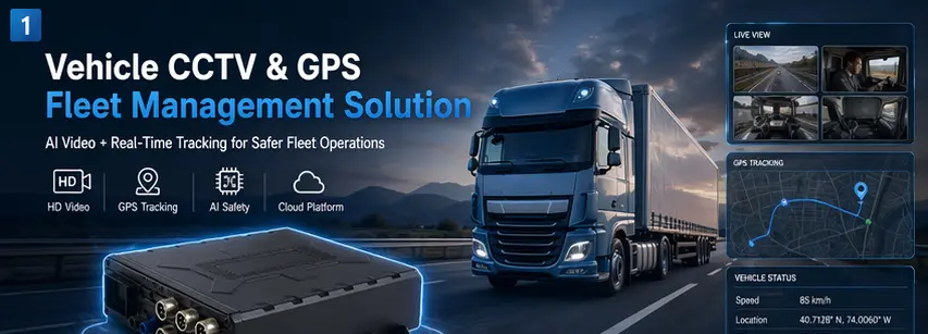 Vehicle CCTV with GPS Tracking