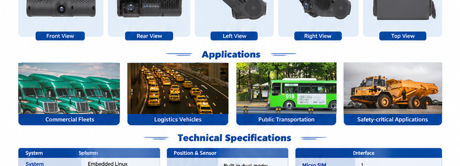 Construction Fleet Tracking AI dash camera