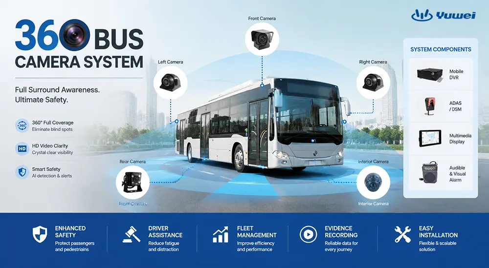 360 bus camera system