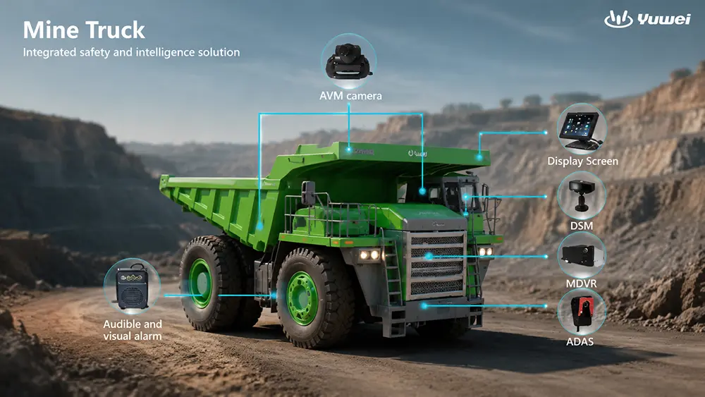 mine truck 360° Surround View System Solution
