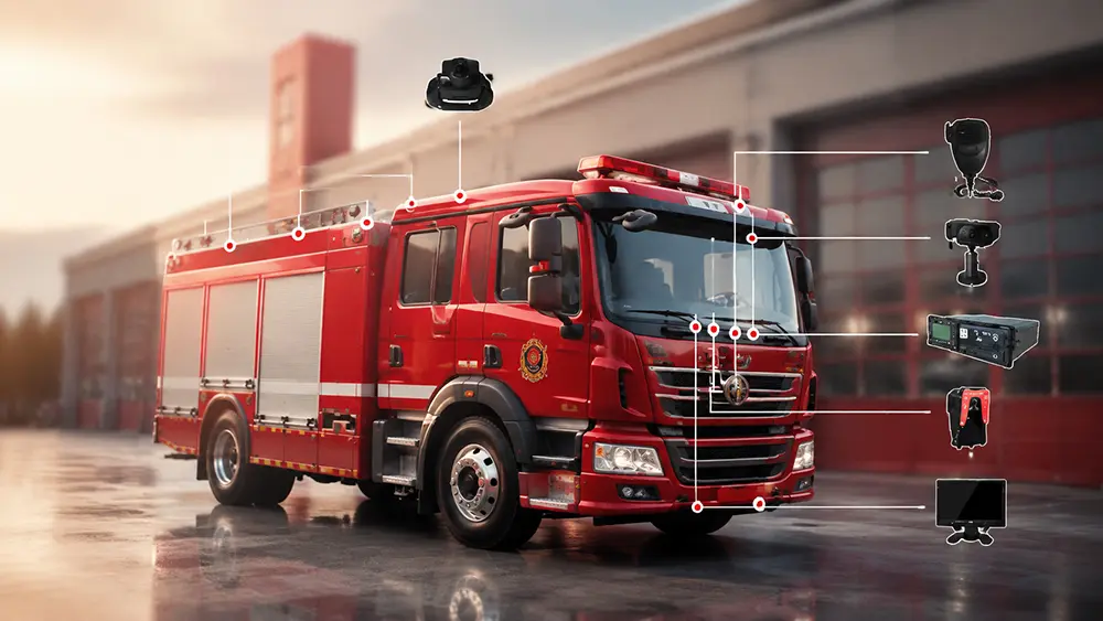 fire truck 360° Surround View System Solution