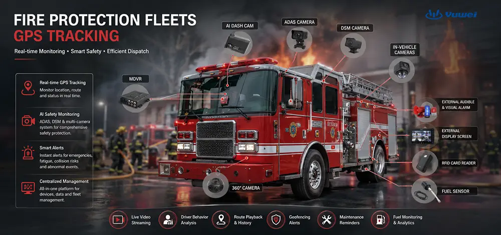Fire Protection Fleets GPS Tracking Solution