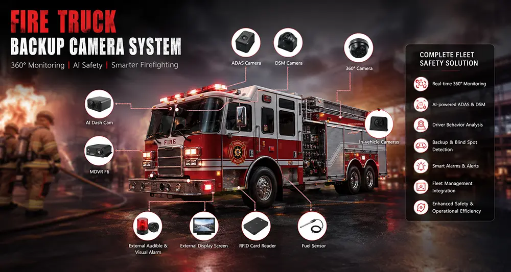 Fire Truck 360° Camera System 2026
