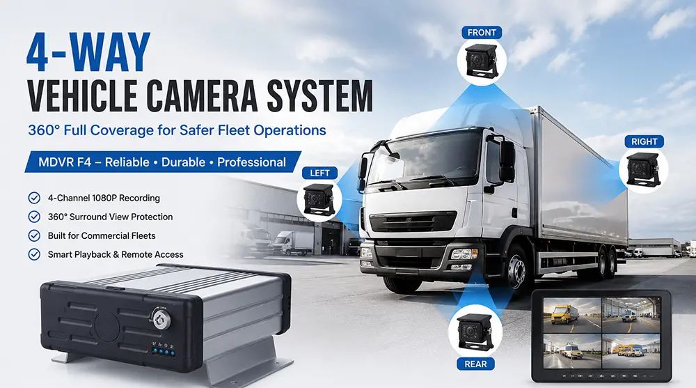 4-Way Vehicle Camera System
