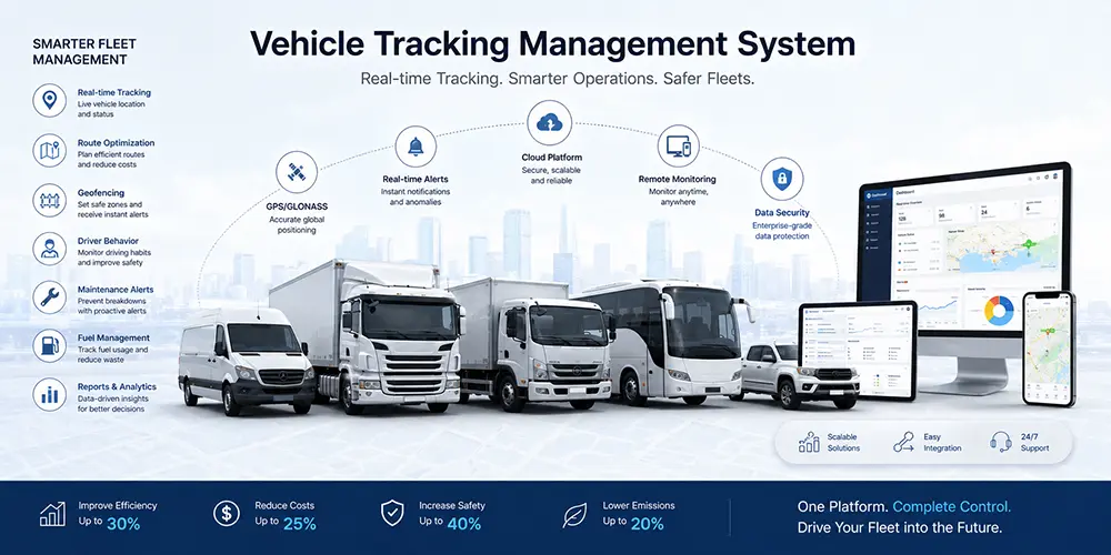 Vehicle Tracking System for Fleet Management