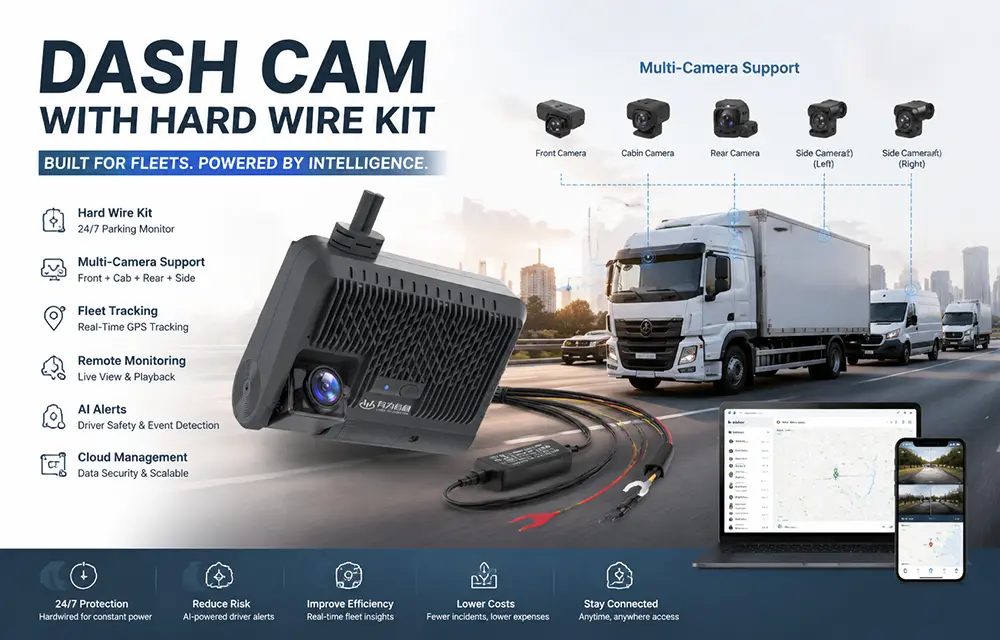 Dash Cam with Hardwire Kit 2026