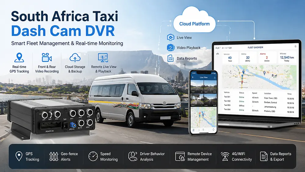 South Africa Taxi Dash Cam Vehicle DVR