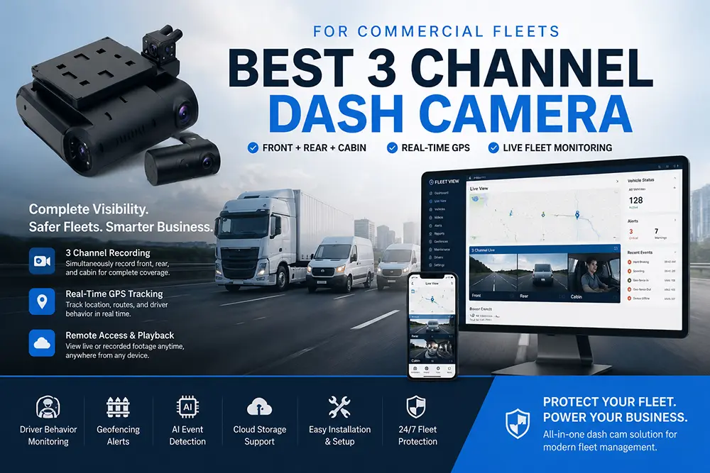 Best 3 Channel Dash Camera 2026