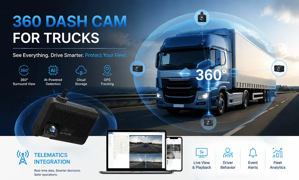 Best 360 Dash Cam for Trucks 2026
