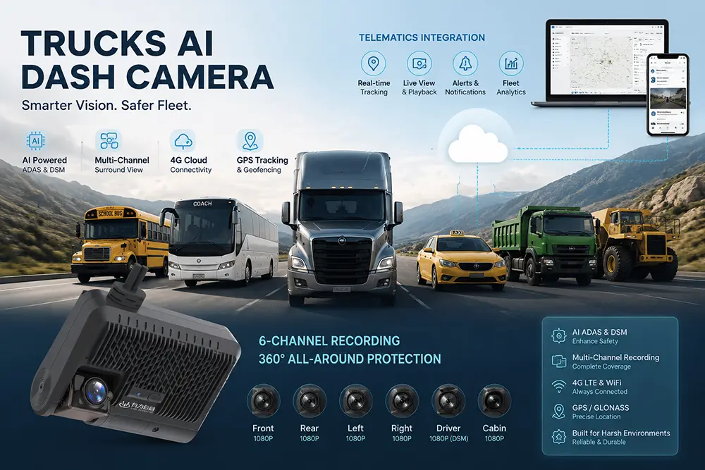 Top AI Dash Camera for Work Trucks
