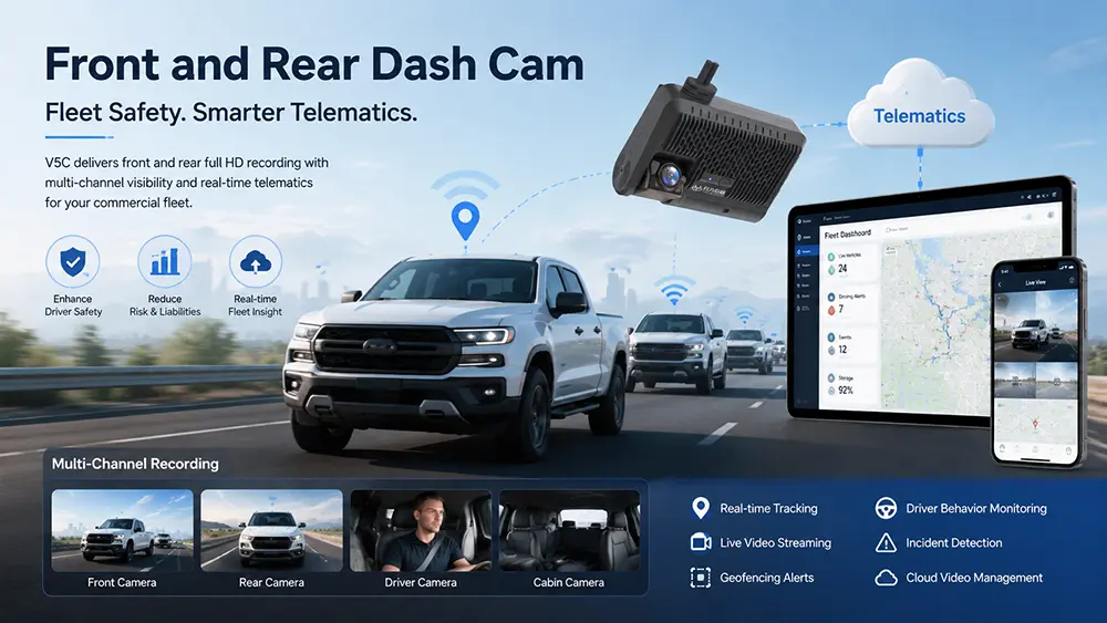 Best Front and Rear Dash Cam for Pickup Truck