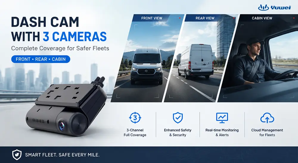 Best dash cam with 3 cameras 2026