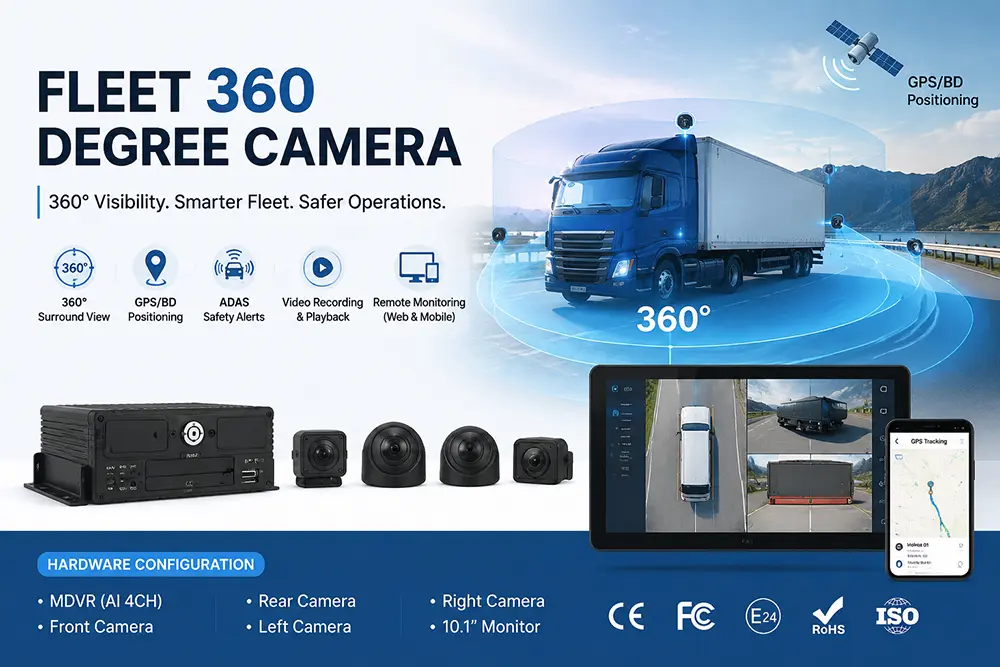 Fleet 360 Degree Camera with GPS