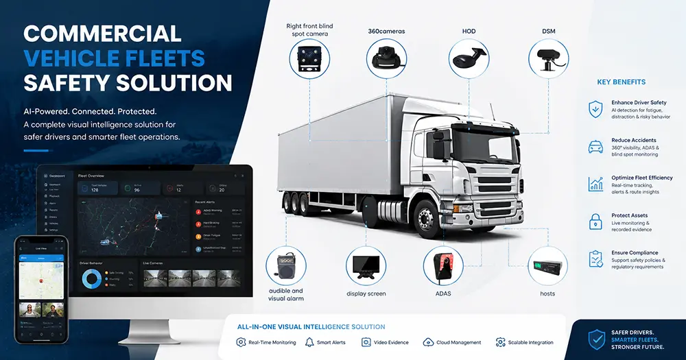 Active Safety Solution for Commercial Vehicle Fleets