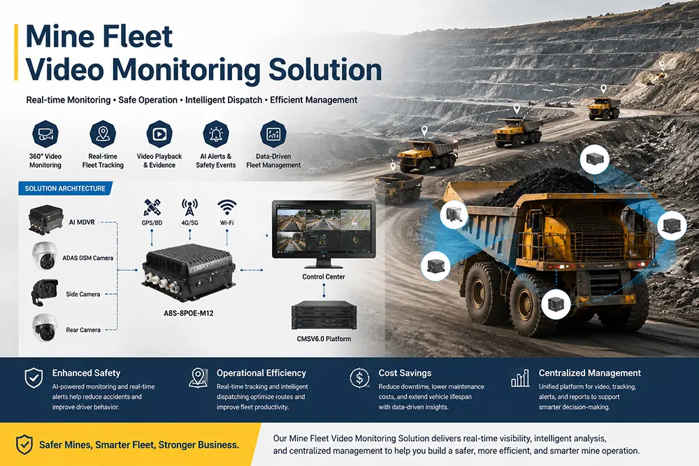 Mine Fleet Video Monitoring Management Solution