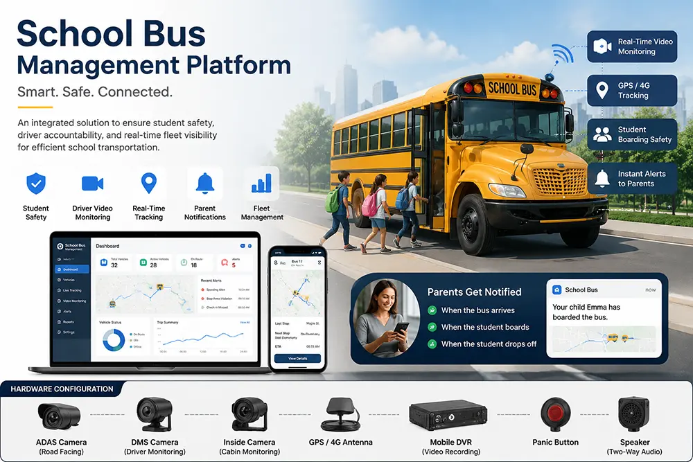 School Bus Safety Management Platform Solution