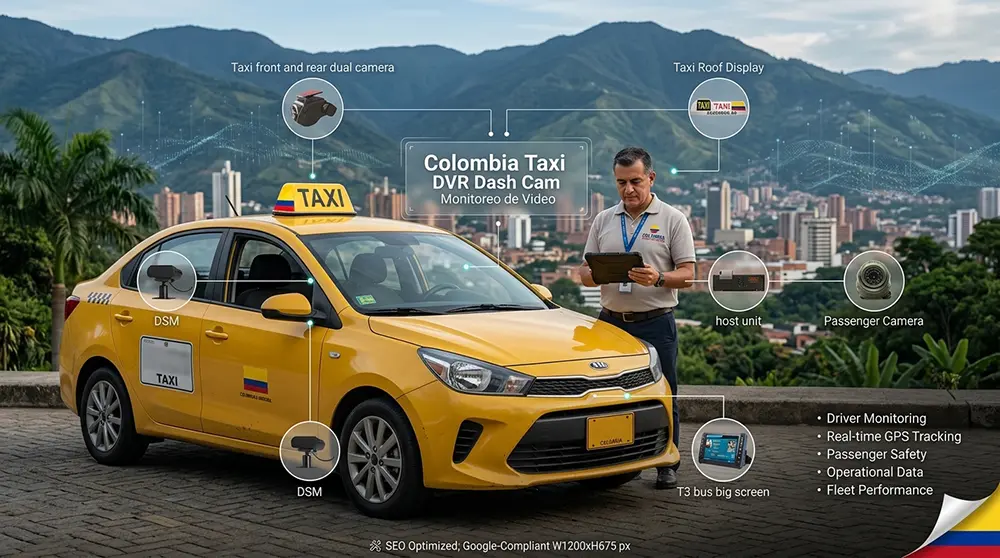 Colombia Taxi DVR Dash Cam