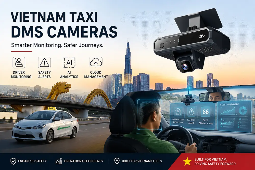 DMS Cameras for Taxi Fleet in Vietnam