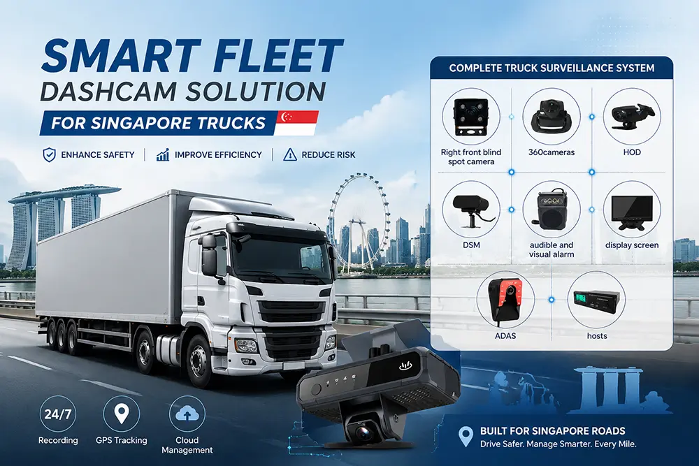 Singapore Front and Rear Dashcam Installation
