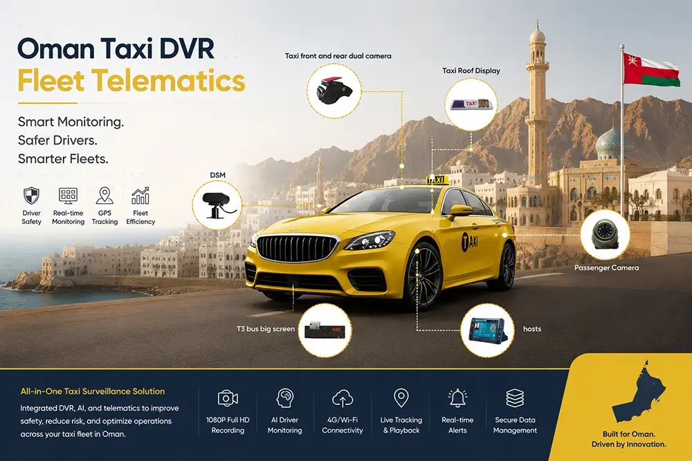 Oman Taxi DVR Fleet Telematics