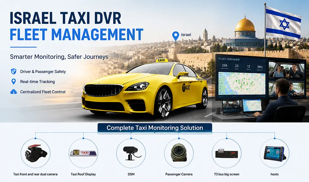 Israel Taxi DVR Fleet Management
