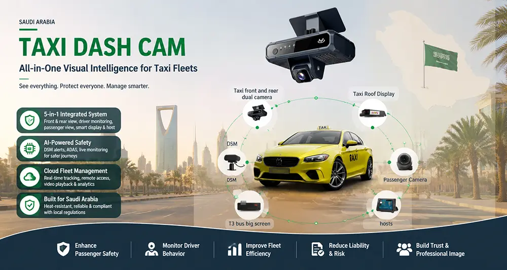 Saudi Arabia Taxi Dash Cam