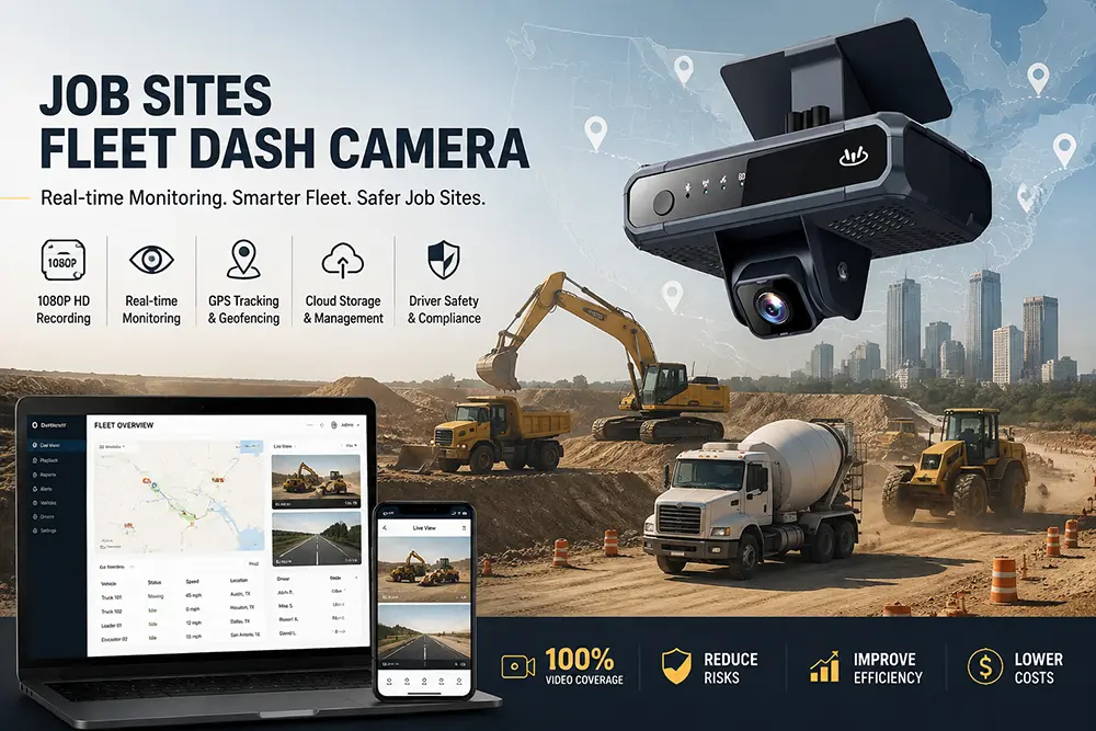 Job Sites Fleet AI Dash Cam