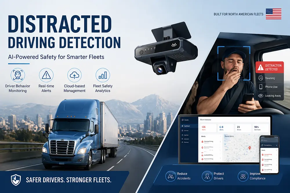 AI Dash Cam Distracted Driving Detection