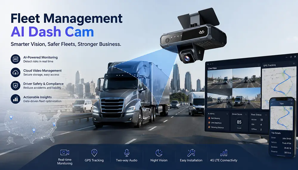 AI Dash Cam Benefits for Fleet Management