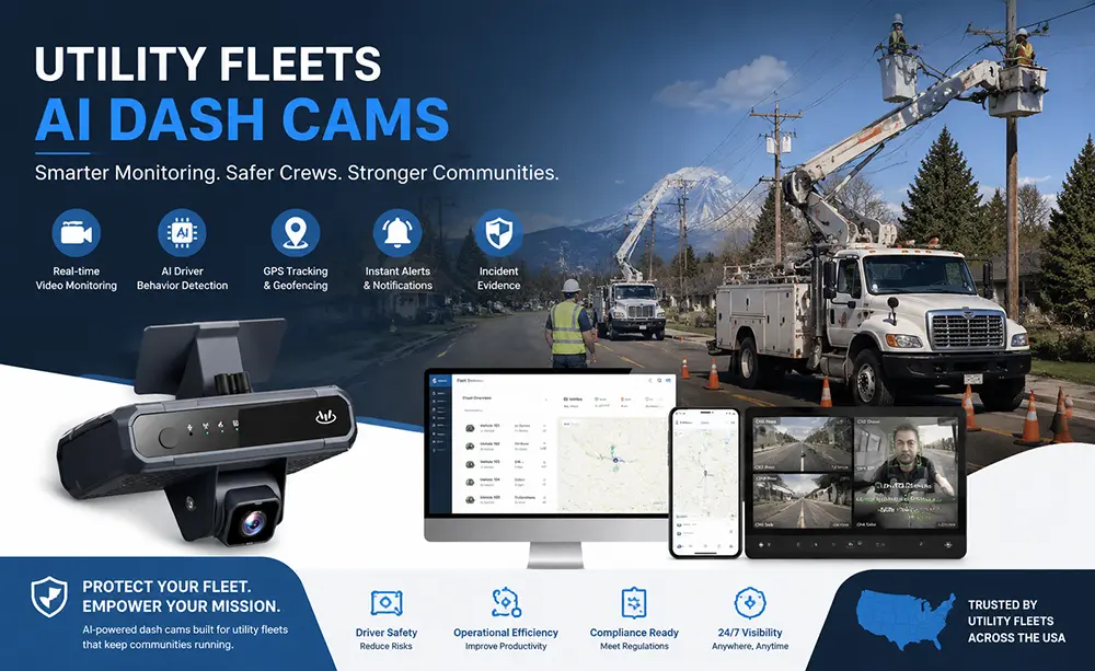 Best AI Dash Cams for Utility Fleets