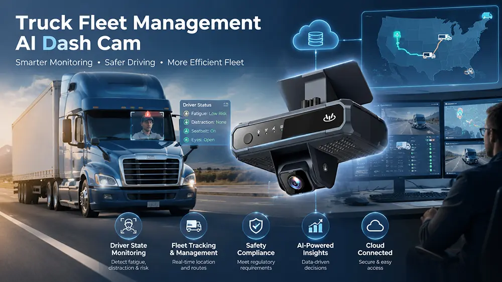AI Dash Cam System for Truck Fleet Management