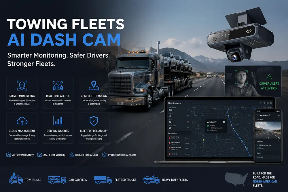 AI Dash Cams for Towing Fleets