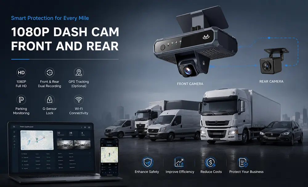 Best 1080p Dash Cam Front and Rear