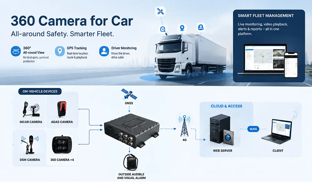 How much 360 Camera for Car