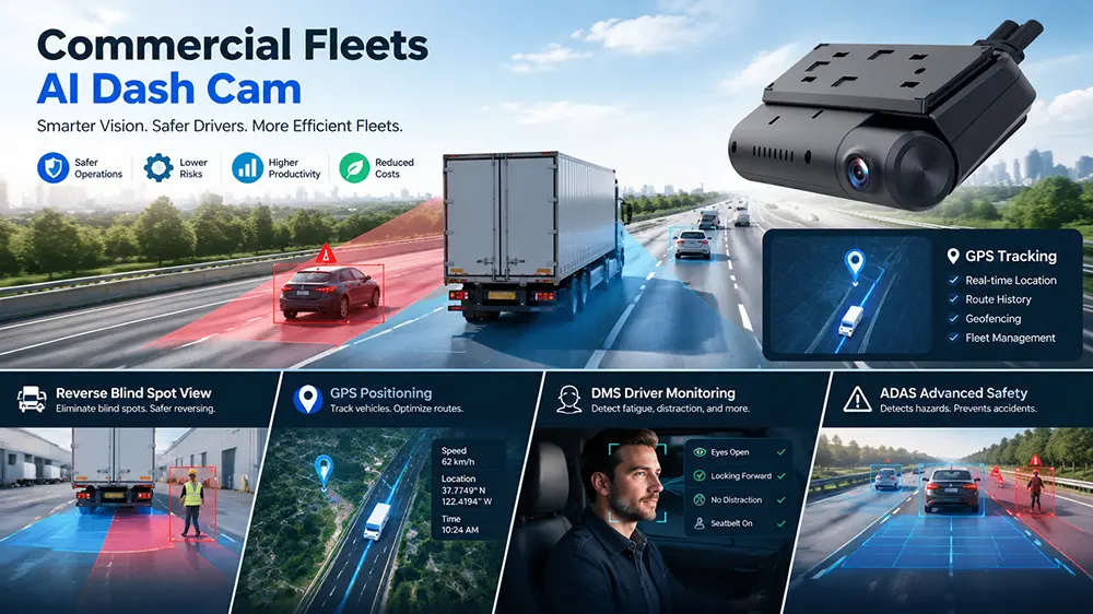 Best AI Dash Cam Solutions for Commercial Fleets